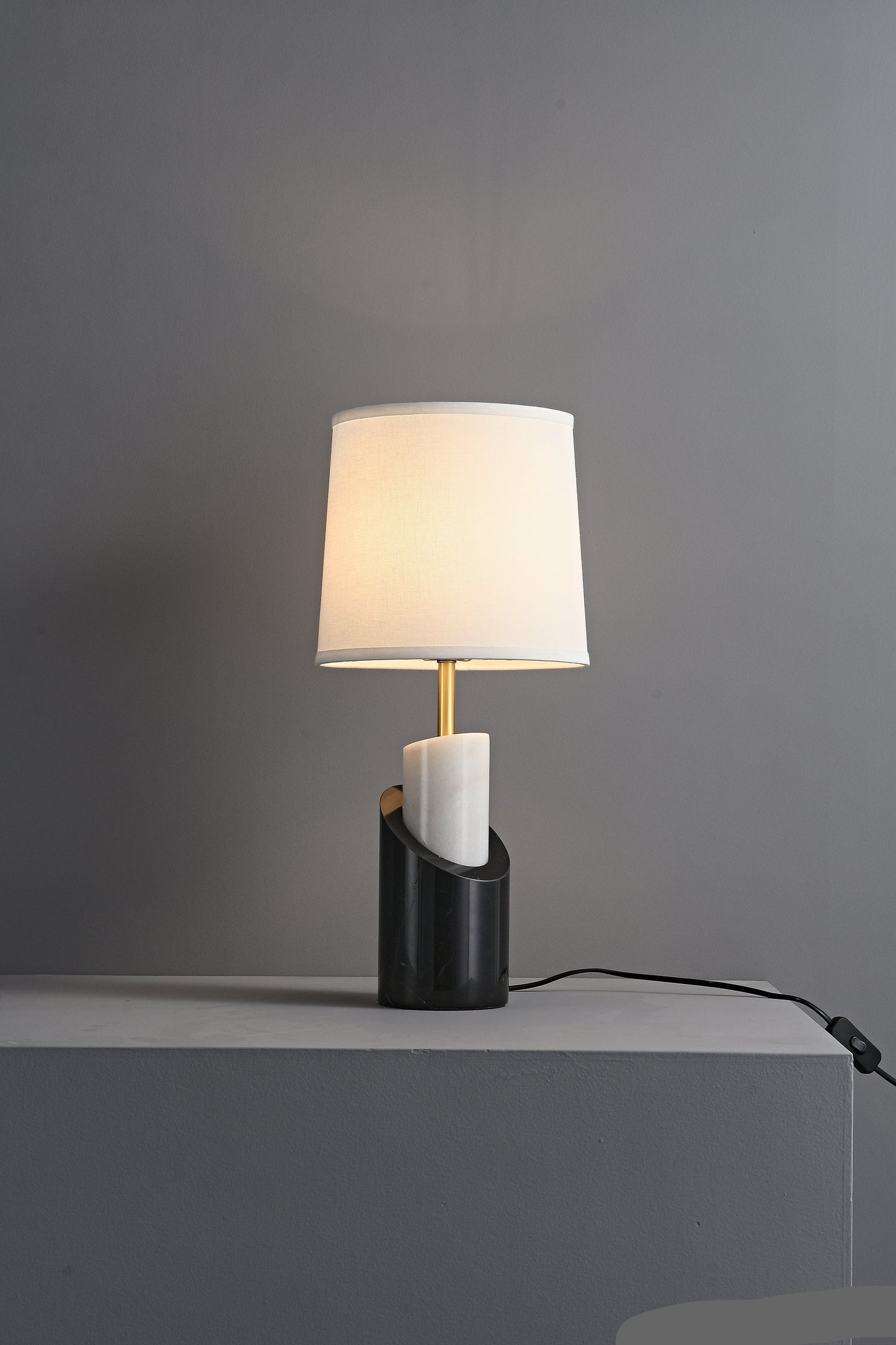 Marble Base brass table lamp