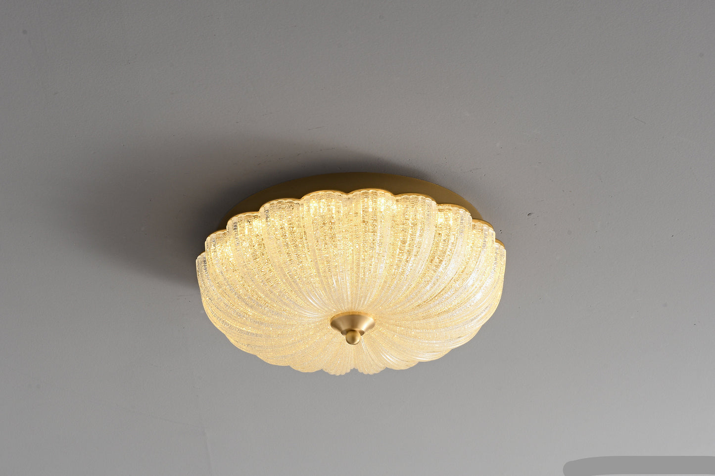Round Glass ceiling light