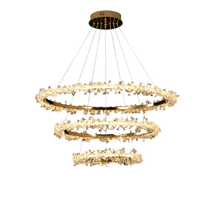 Capri 3-Tier Modern Chandelier