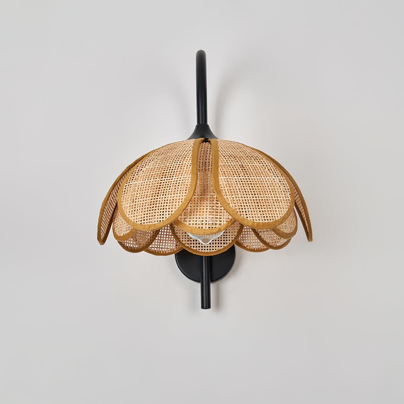 Rattan Wall Lamp 15.7 Inch