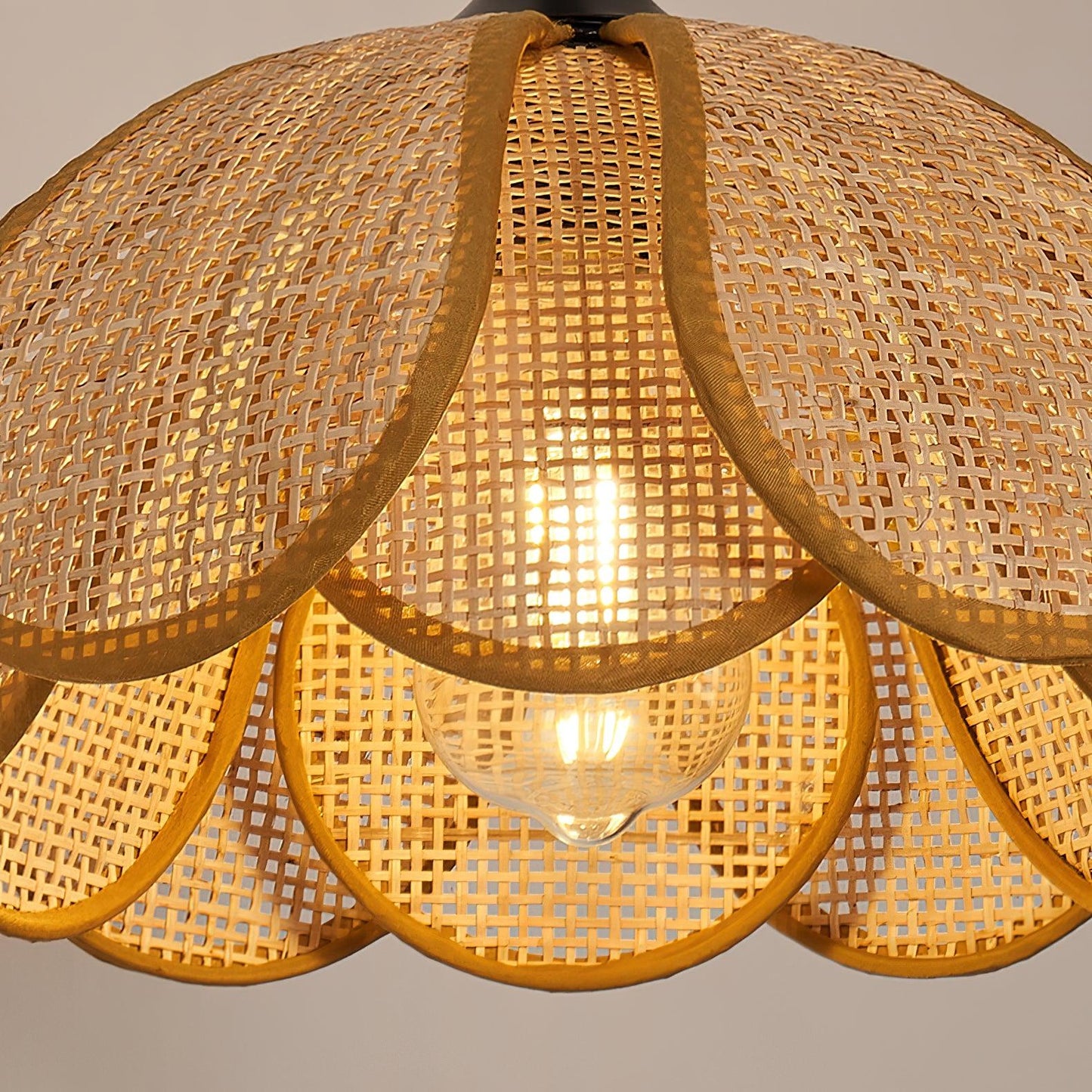 Rattan Wall Lamp 15.7 Inch