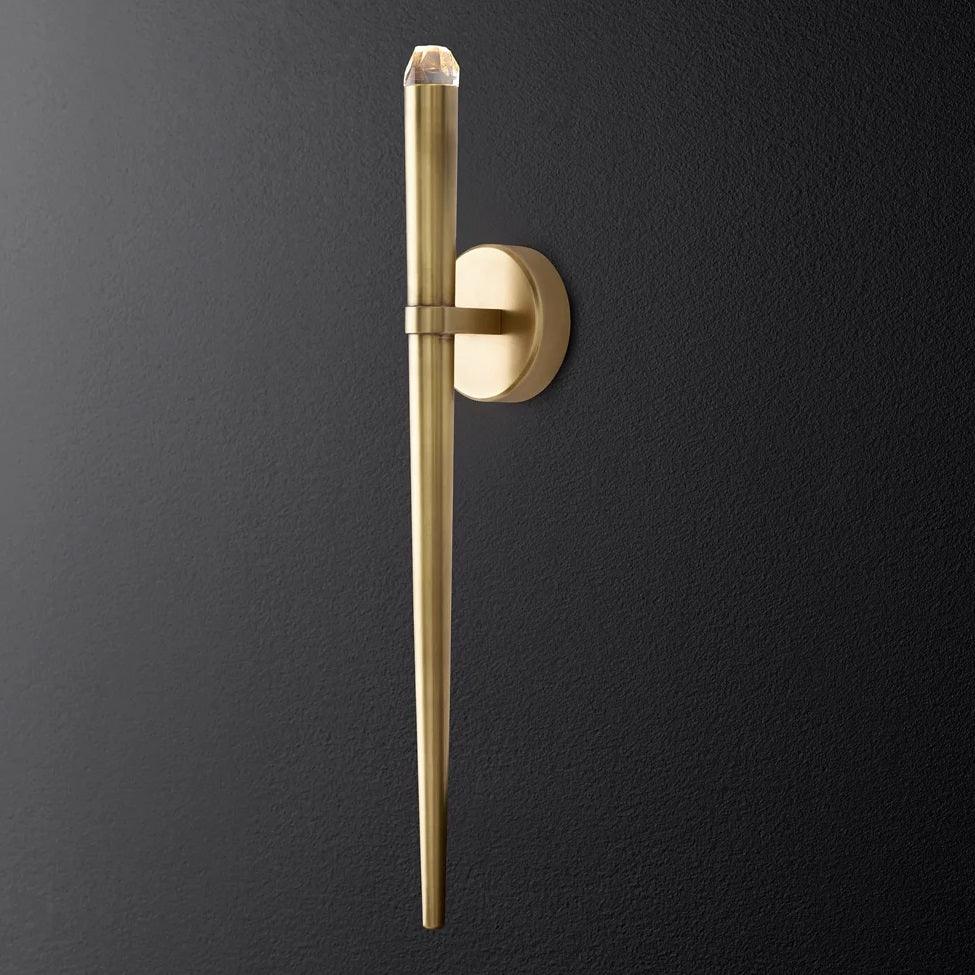 Cone Wall Lamp in Brass