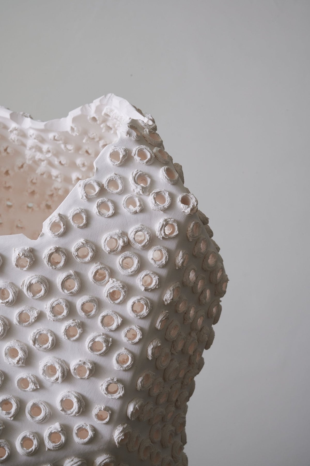Urchin Textured Ceramic Table Lamp