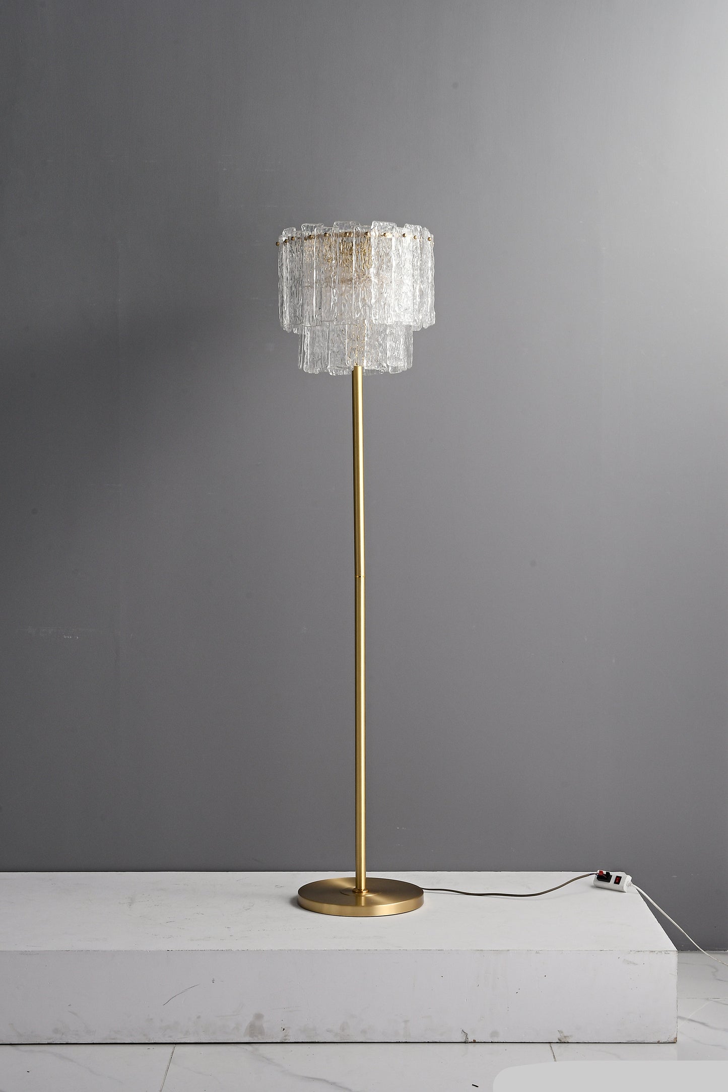 Crystal Glass floor lamp