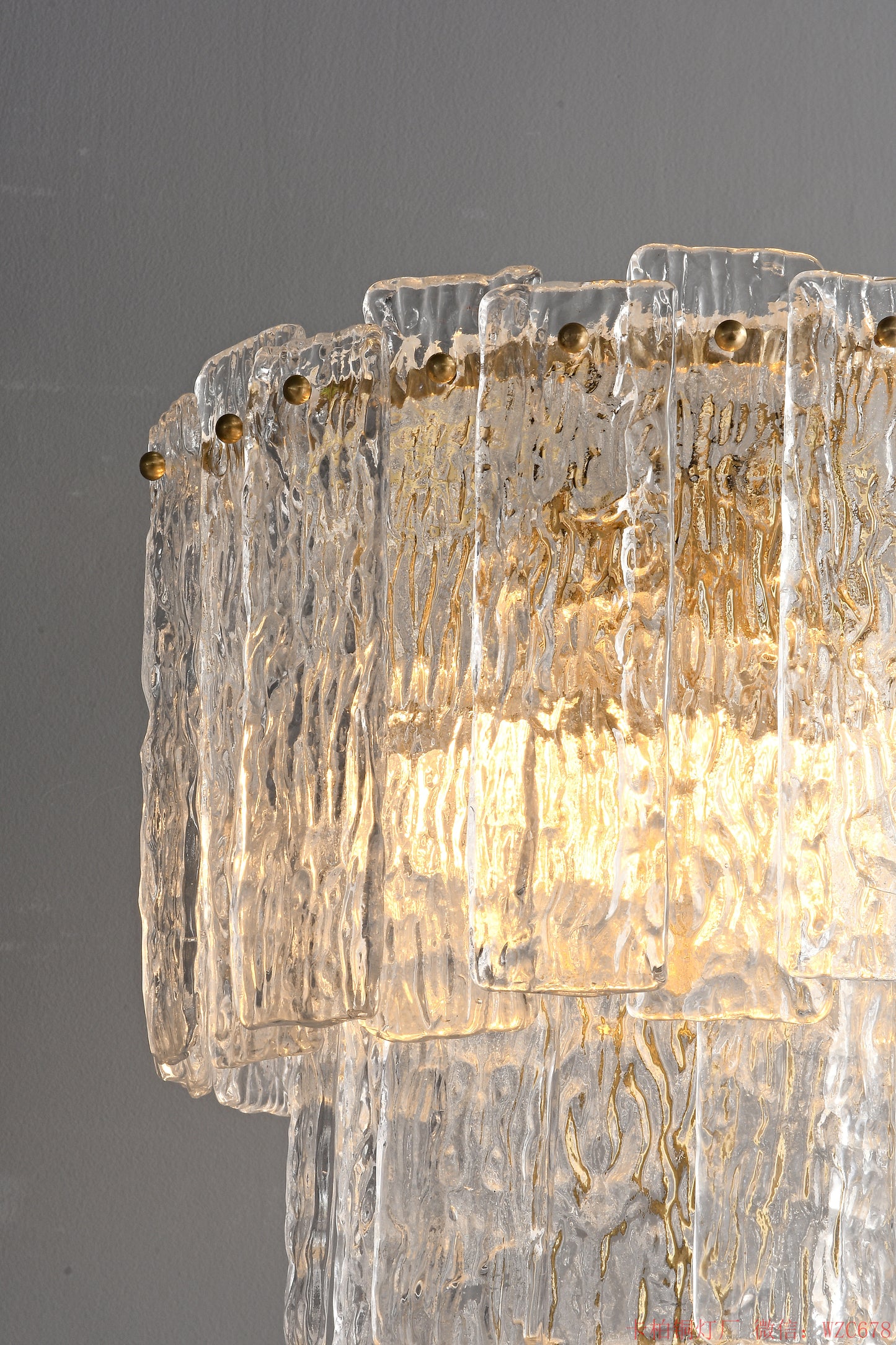 Crystal Glass floor lamp