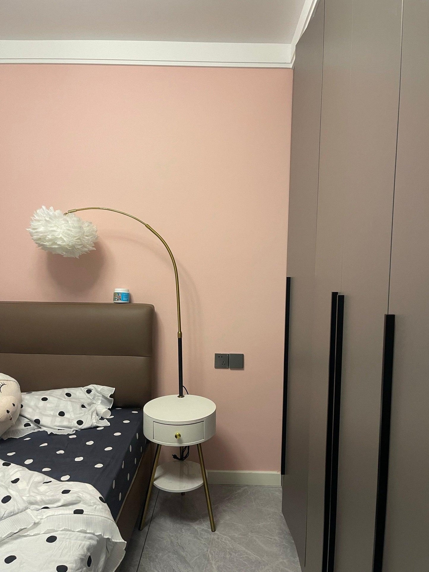 Feather Drawer Floor Lamp