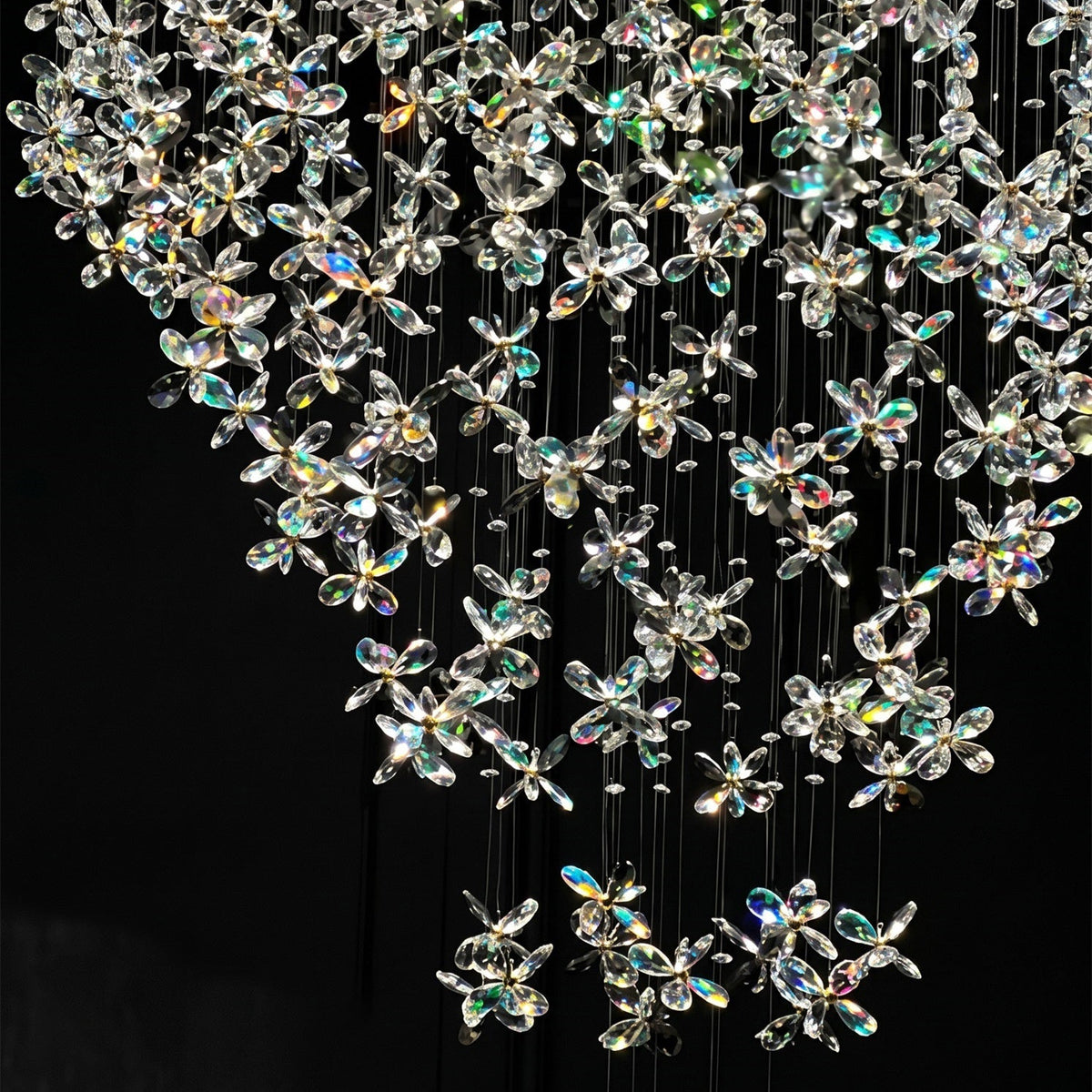 Athena Butterfly Crystal Chandelier