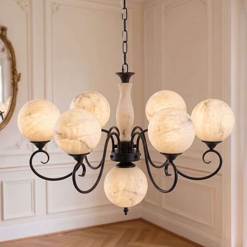 Evelyn Alabaster Chandelier