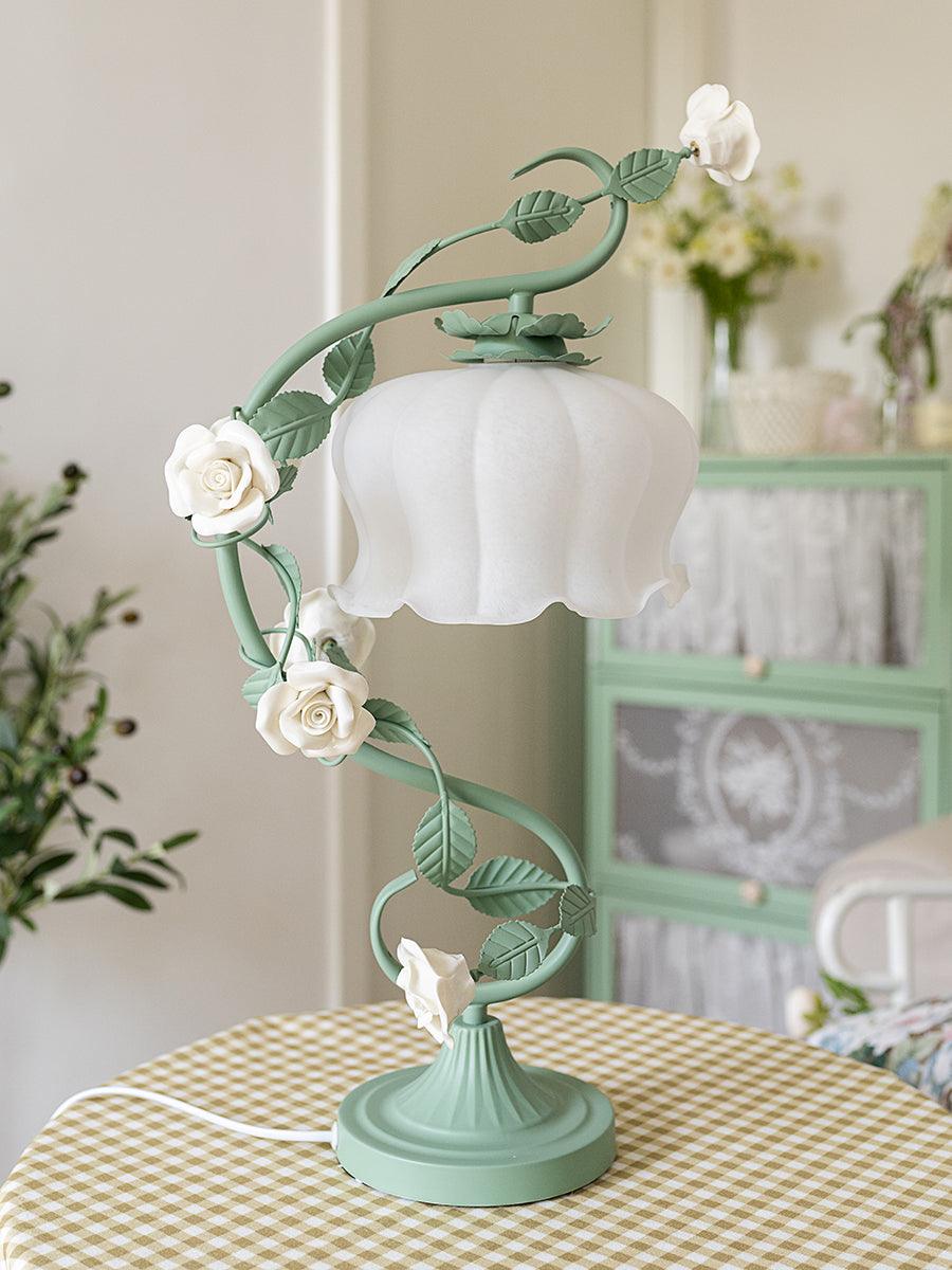 Glass Gooseneck Table Lamp 12.2 Inch