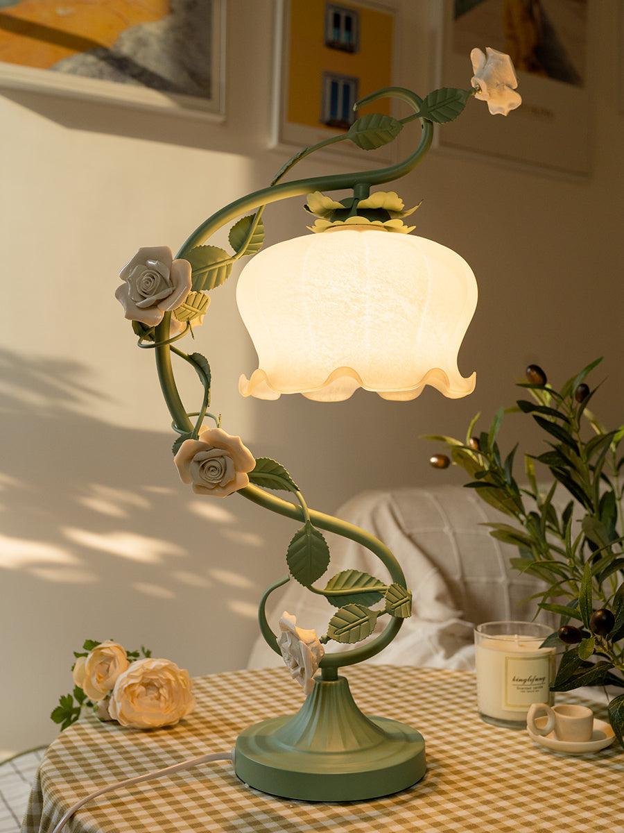 Glass Gooseneck Table Lamp 12.2 Inch