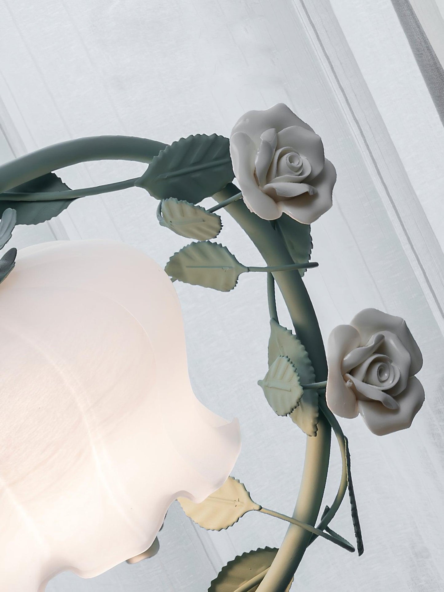 Glass Gooseneck Table Lamp 12.2 Inch