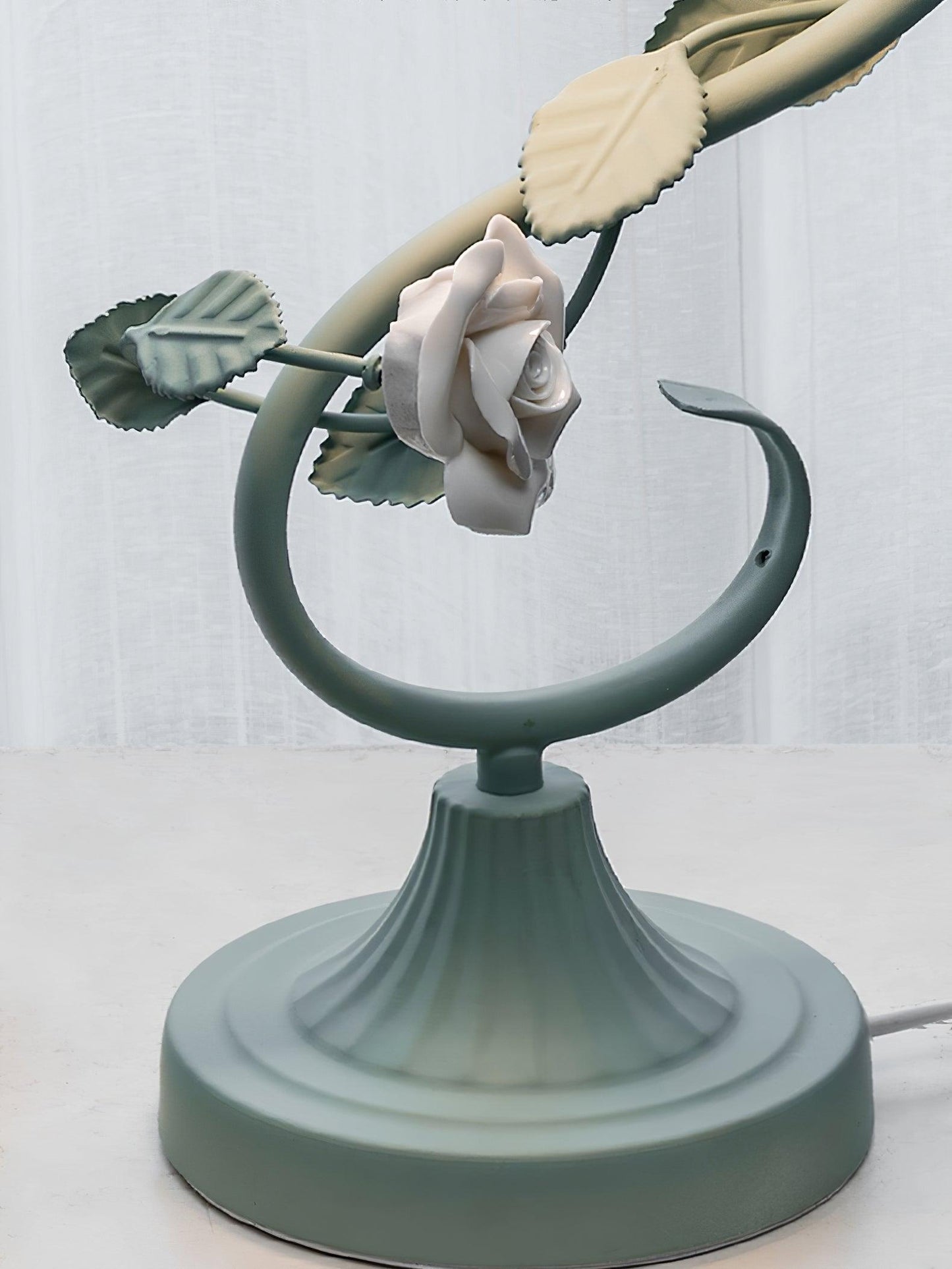 Glass Gooseneck Table Lamp 12.2 Inch