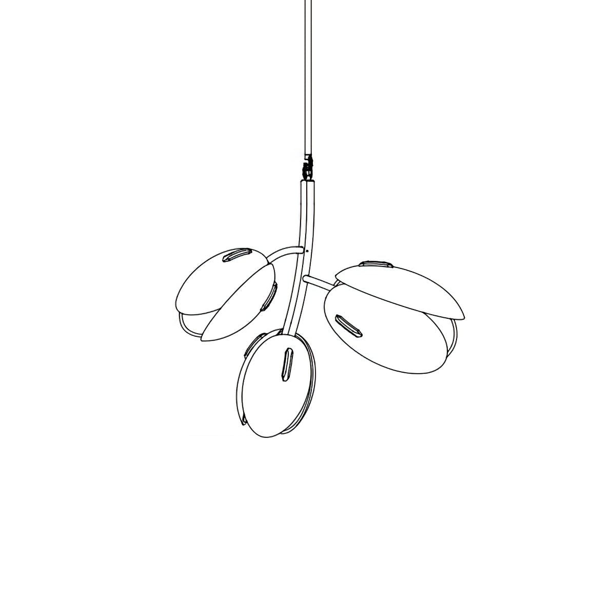 Tulip Bud Chandelier