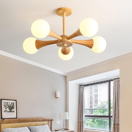 Wooden Nera Chandelier