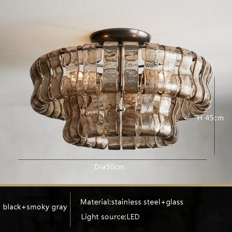 Riviera Flush Mount Chandelier