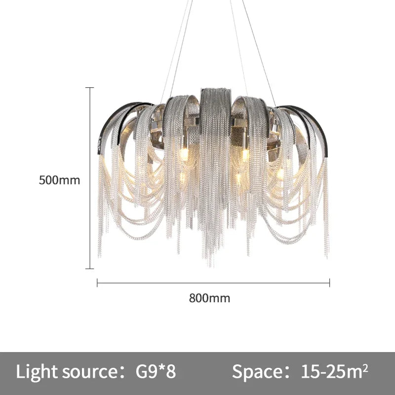 Cadena Contemporary Chandelier