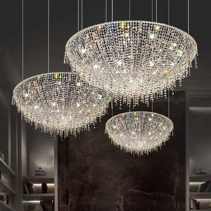 Adena Crystal Tassel Chandelier
