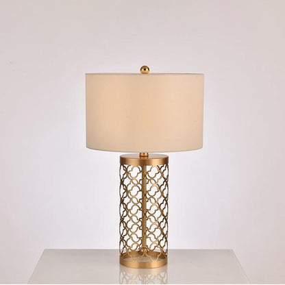 Openwork Metal Table Lamp