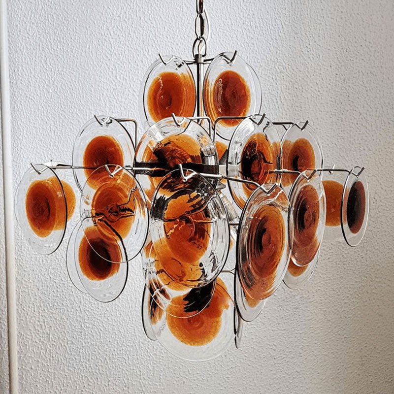 Mazzega Vistosi Murano Chandelier
