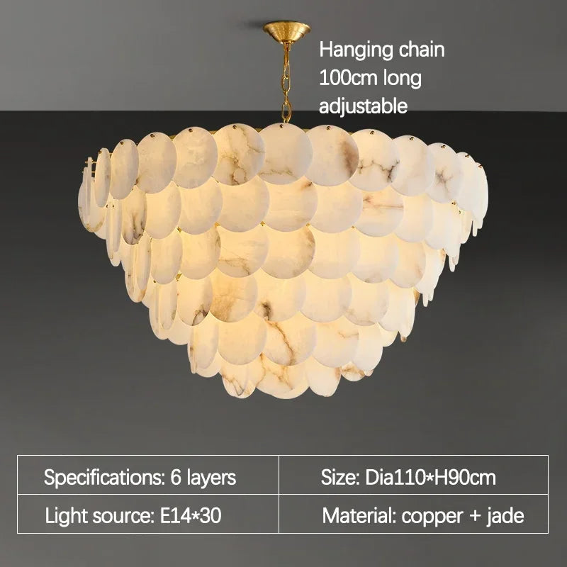 Bordwell Marble Chandelier