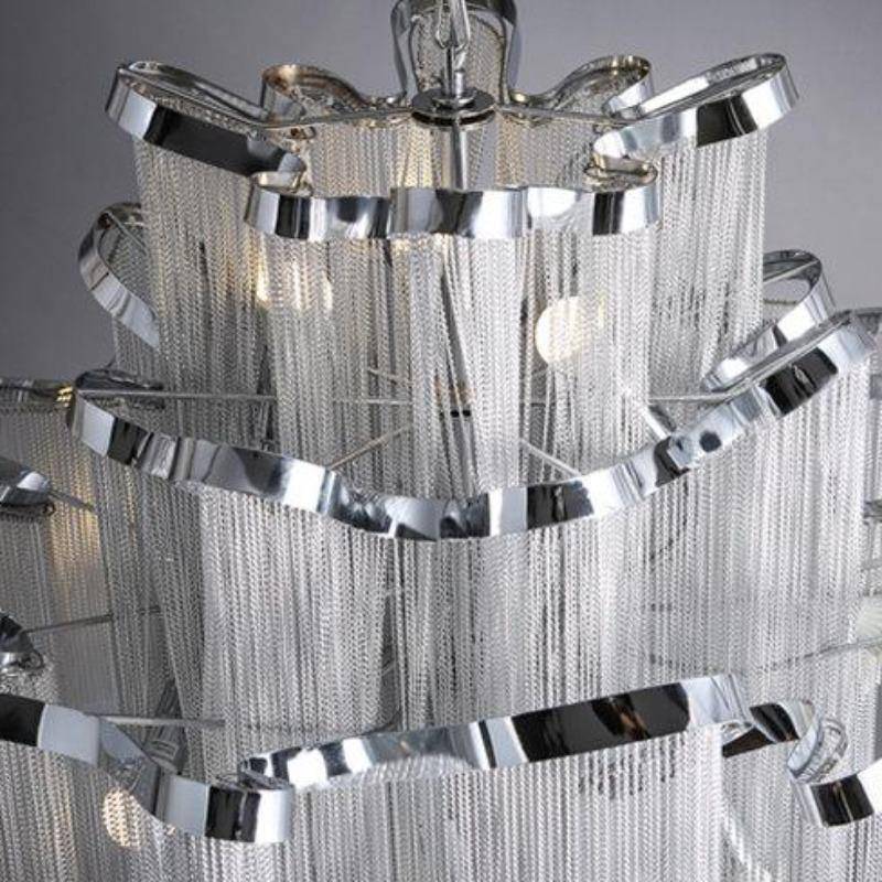 Cadena Metal Tassel Chandelier