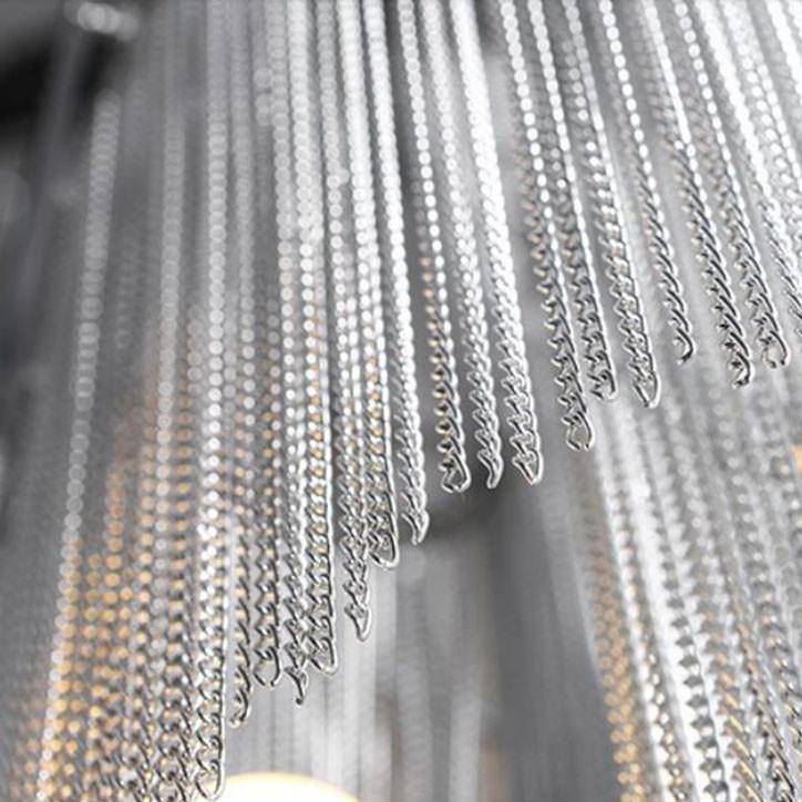 Cadena Metal Tassel Chandelier