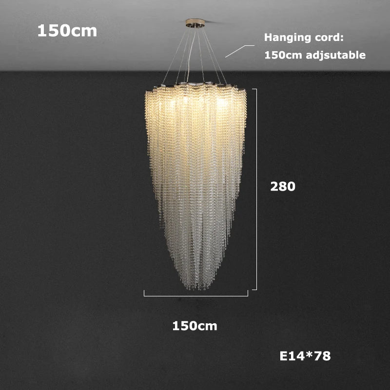 Alleri Crystal Foyer Chandelier
