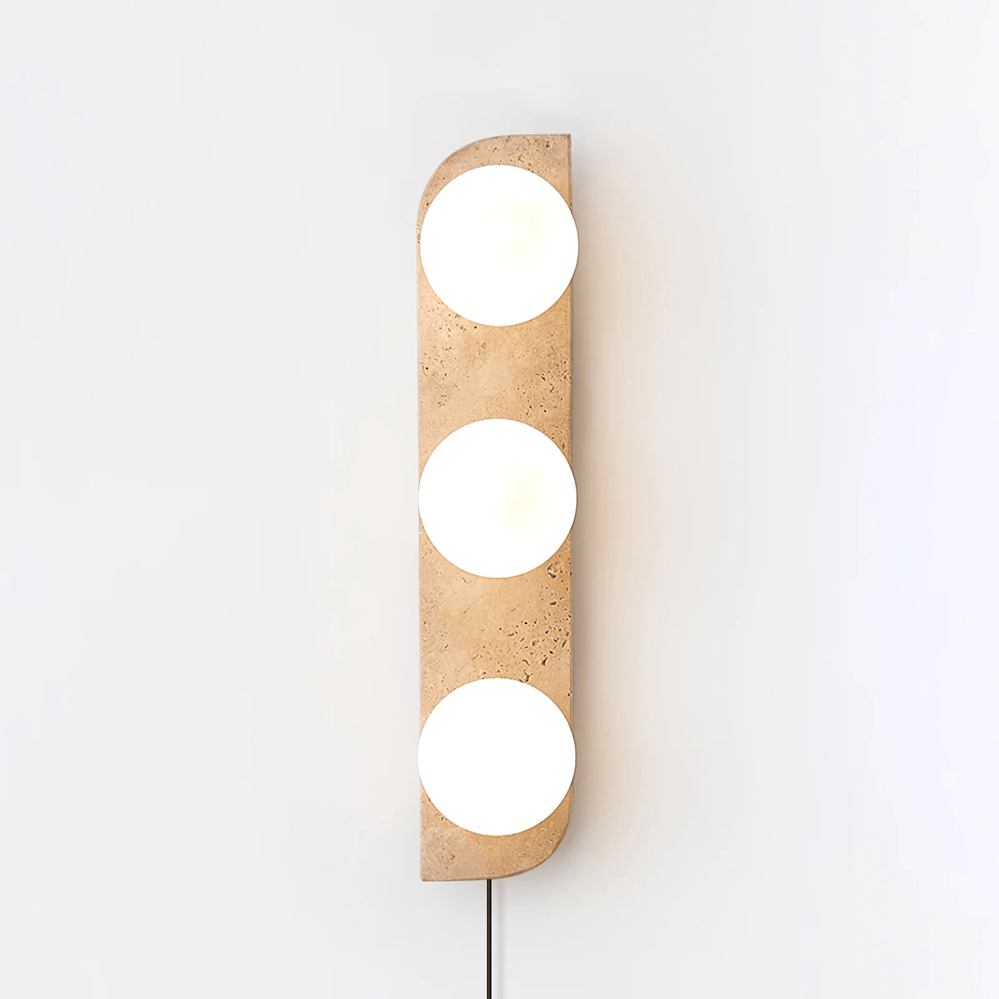 Elysian Travertine Plug-in Wall Light