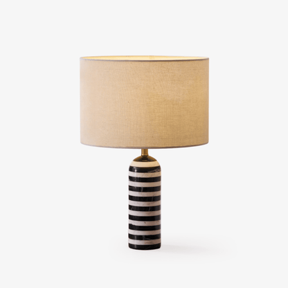 Tuxedo Marble Table Lamp