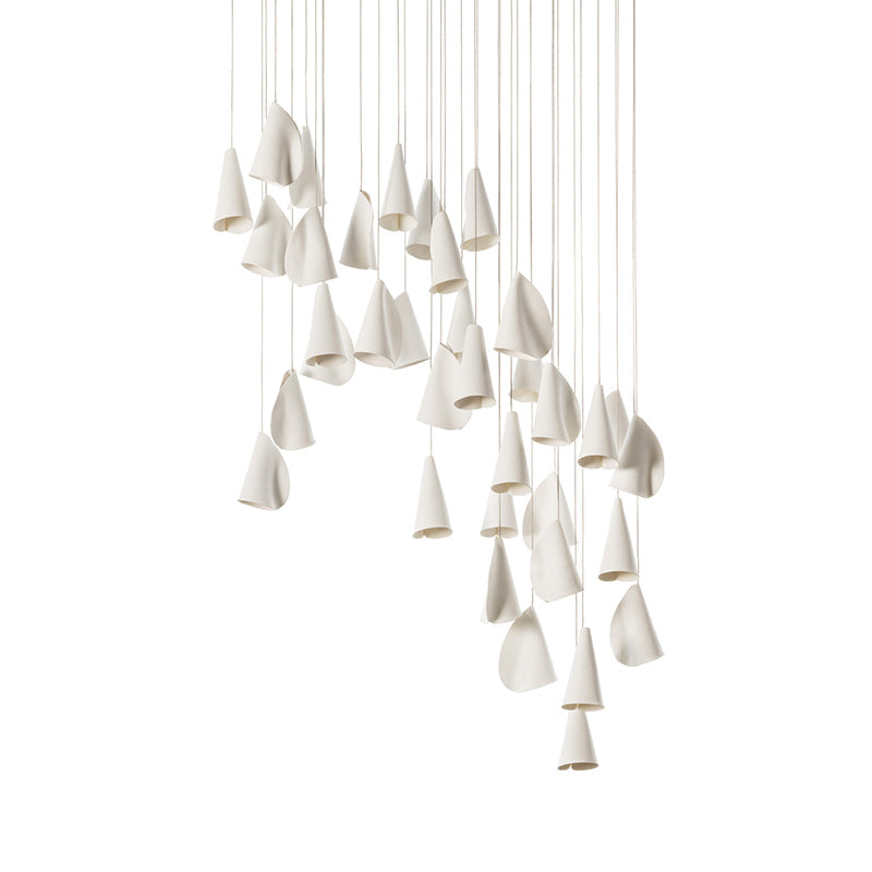 21 Thin Porcelain Pendant Lamp