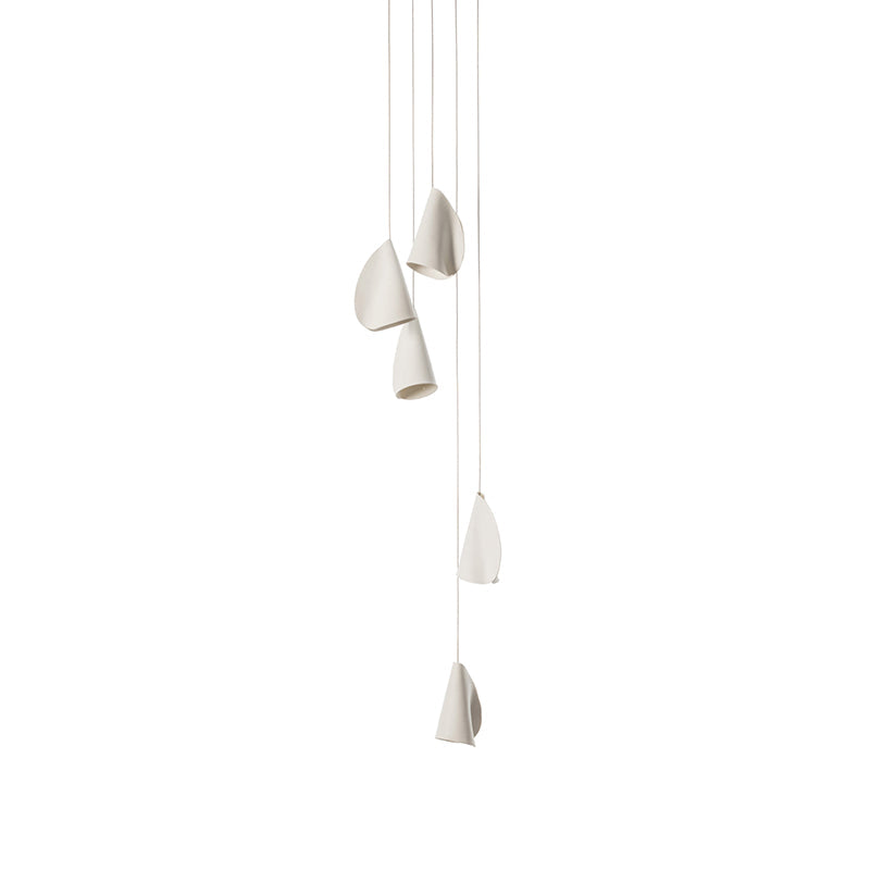 21 Thin Porcelain Pendant Lamp