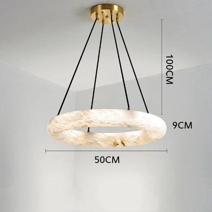 Natural Marble Modern Chandelier