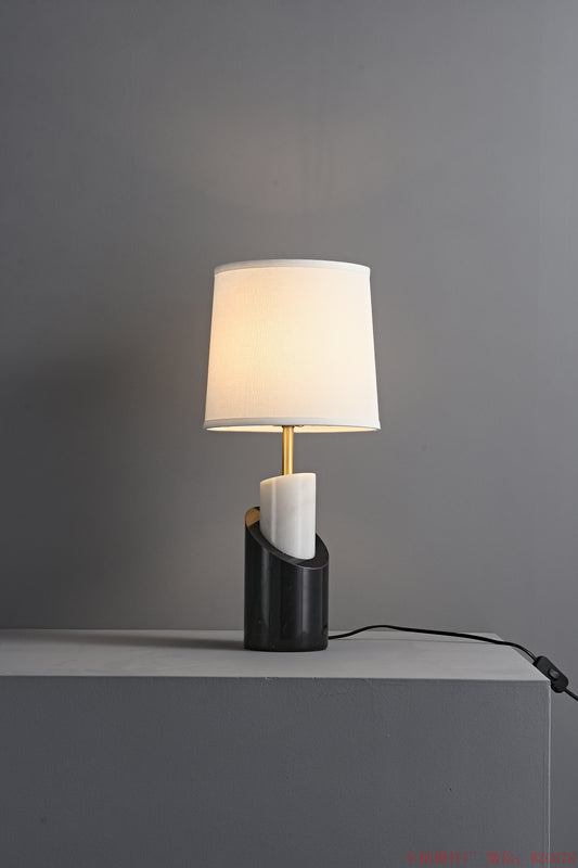 Marble Base brass table lamp