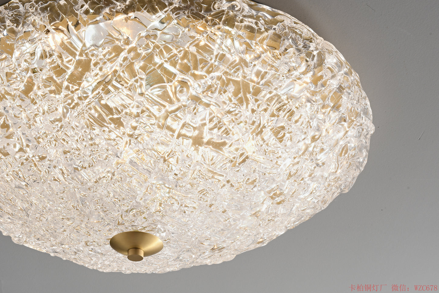 Gino Ice Pattern Ceiling Lamp