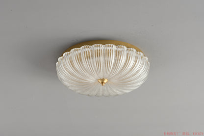 Round Glass ceiling light