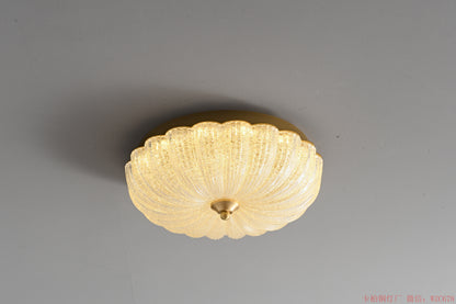 Round Glass ceiling light