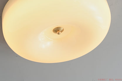 Beige Glass ceiling light