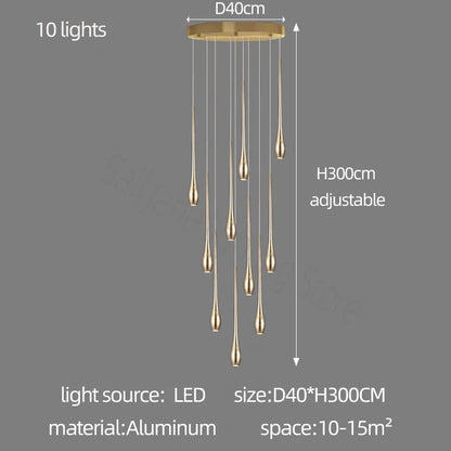 Ariano Multi Pendant Light Fixture