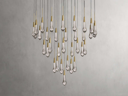 Soltaire Round Chandelier 17" 24" 36“ 58“