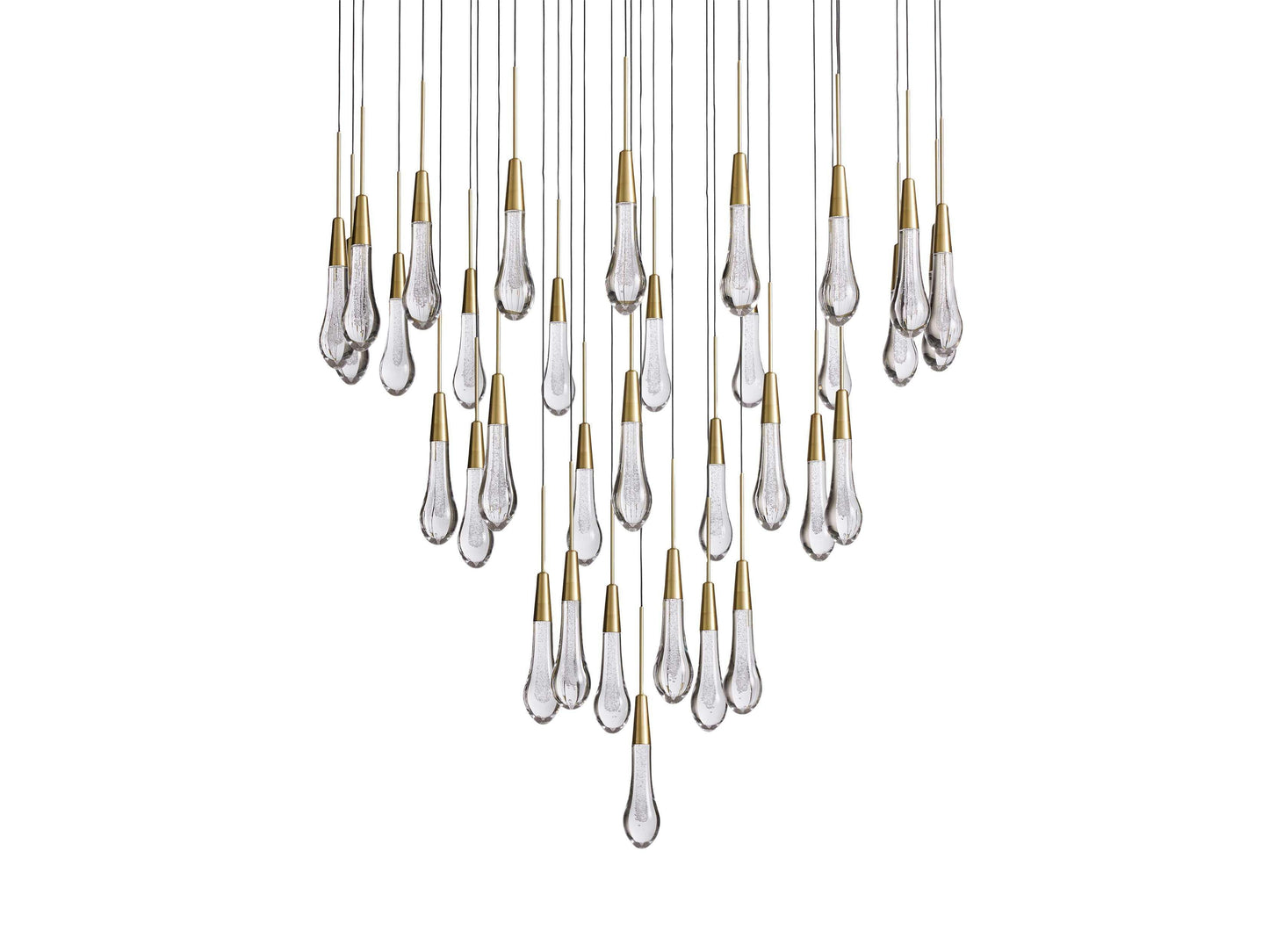 Soltaire Round Chandelier 17" 24" 36“ 58“
