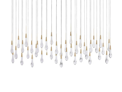 Soltaire Linear Chandelier 37"50"70"87"120"