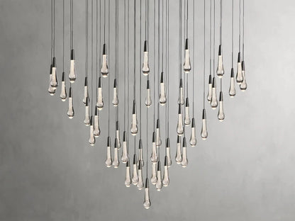 Soltaire Round Chandelier 17" 24" 36“ 58“