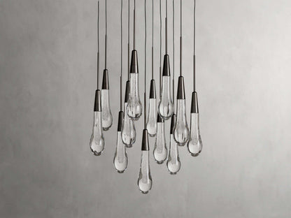 Soltaire Round Chandelier 17" 24" 36“ 58“