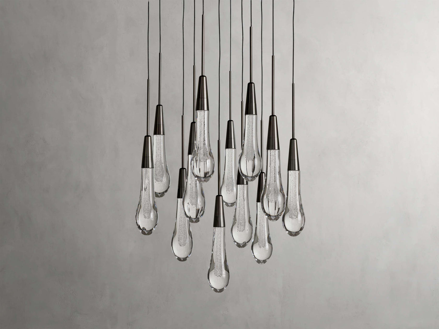 Soltaire Round Chandelier 17" 24" 36“ 58“