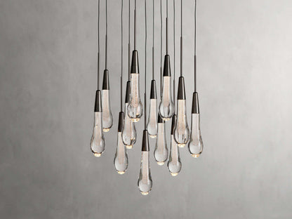 Soltaire Round Chandelier 17" 24" 36“ 58“
