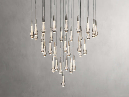 Soltaire Round Chandelier 17" 24" 36“ 58“