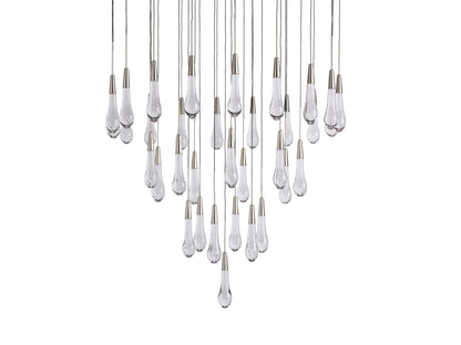 Soltaire Round Chandelier 17" 24" 36“ 58“