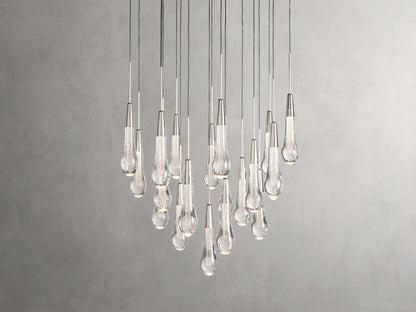 Soltaire Round Chandelier 17" 24" 36“ 58“