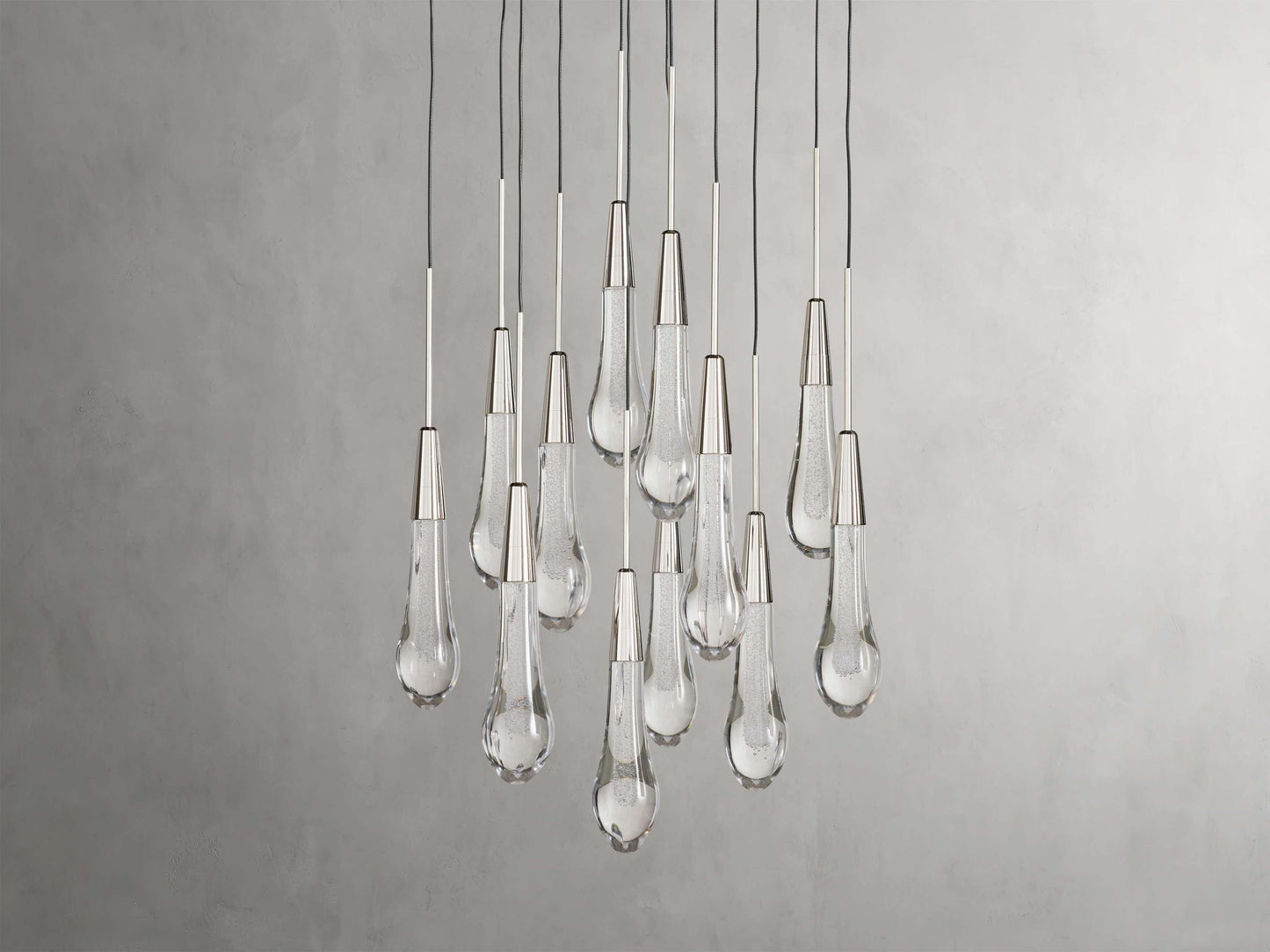 Soltaire Round Chandelier 17" 24" 36“ 58“