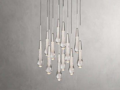 Soltaire Round Chandelier 17" 24" 36“ 58“